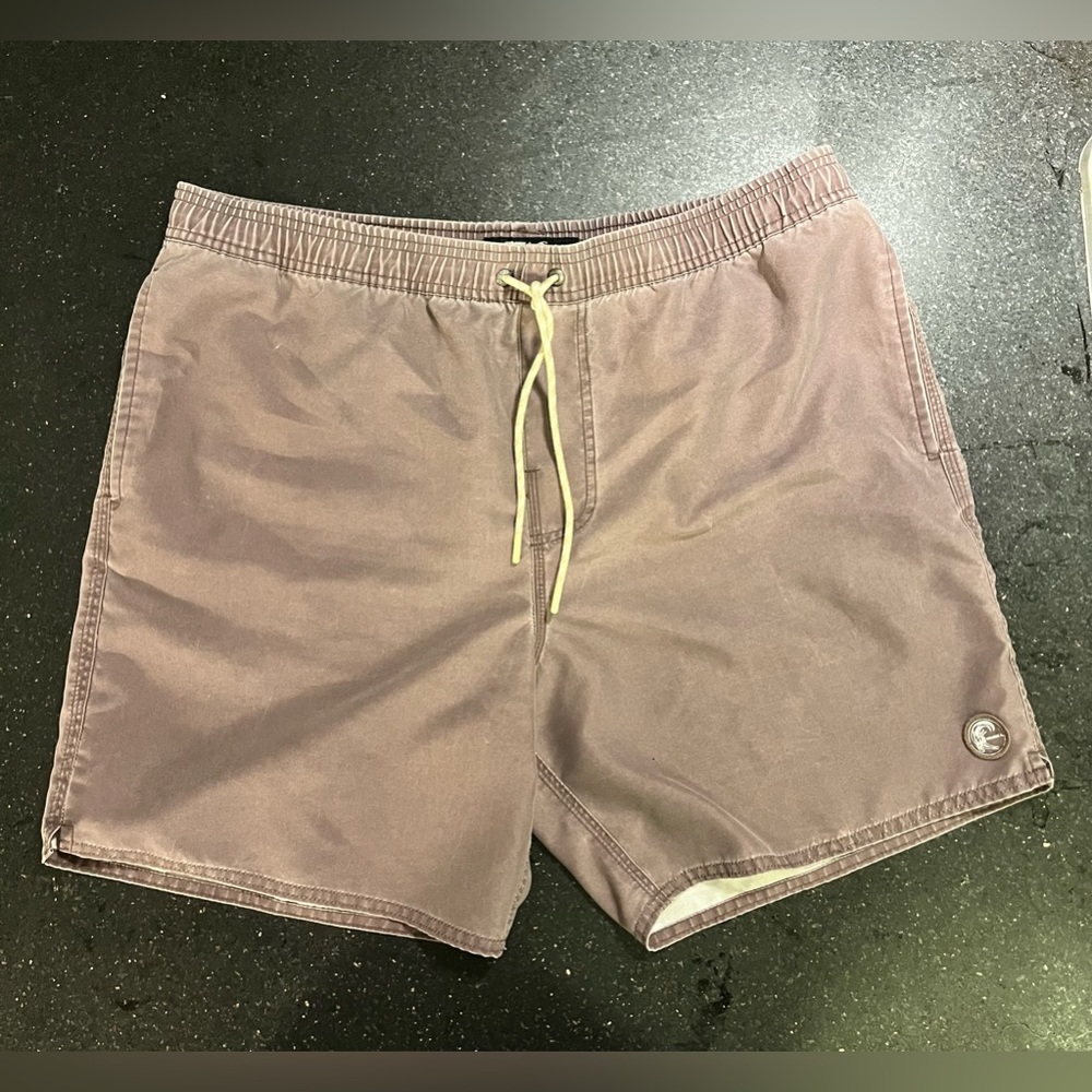 O'Neill Cruzers Board Shorts Mens Size XL Purple Drawstring- Perfect Swim Trunk